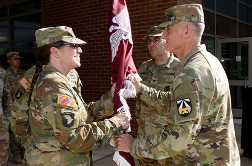 Brig. Gen. Edward H. Bailey and Col. (Dr.) Elisa D. O'Hern